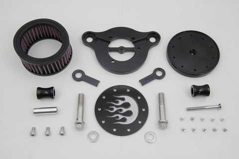 Wyatt Gatling Air Cleaner Kit Black - V-Twin Mfg.
