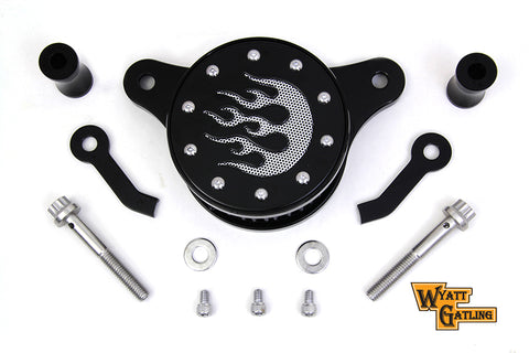 Wyatt Gatling Air Cleaner Kit Black - V-Twin Mfg.