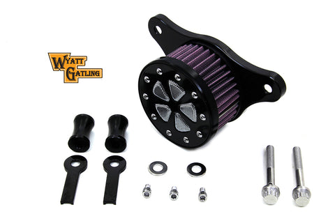 Wyatt Gatling Air Cleaner Kit Black - V-Twin Mfg.