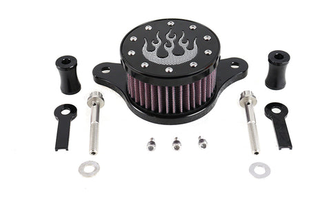 Wyatt Gatling Air Cleaner Kit Black - V-Twin Mfg.