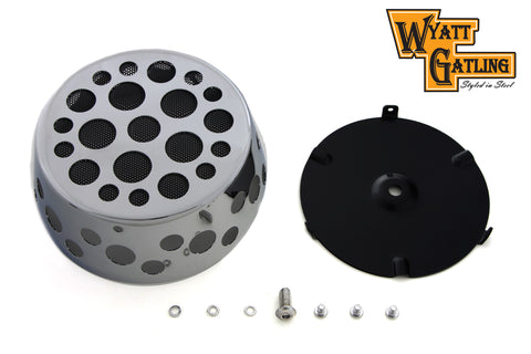 Swiss Cheese Mesh Air Cleaner Cover - V-Twin Mfg.