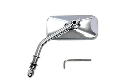 Chrome Rectangle Mirror - V-Twin Mfg.