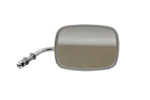 Chrome Replica Swivel Mirror with Short Stem - V-Twin Mfg.