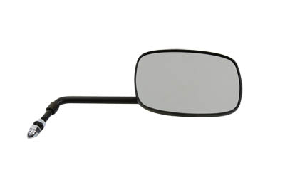 Black Replica Swivel Mirror with Long Stem - V-Twin Mfg.