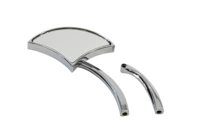 Axe Mirror with Billet Stem Chrome - V-Twin Mfg.