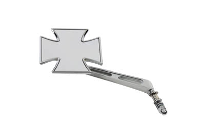 Maltese Mirror with Girder Stem Chrome - V-Twin Mfg.