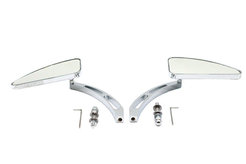 Profile Mirror Set with 2 Slot Stems - V-Twin Mfg.