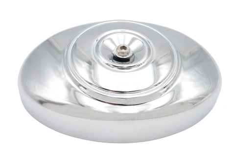 Air Cleaner Cover Oval Chrome - V-Twin Mfg.