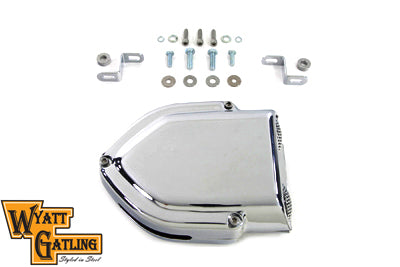 Wyatt Gatling V-Charger Air Cleaner Chrome - V-Twin Mfg.