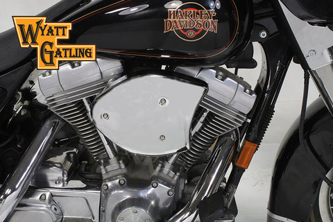 Chrome Wyatt Gatling Air Cleaner Assembly - V-Twin Mfg.