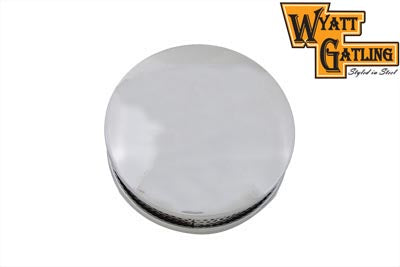 Wyatt Gatling Chrome Round Air Cleaner - V-Twin Mfg.