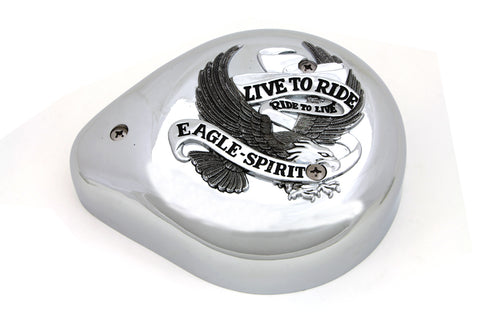 Eagle Spirit Chrome Teardrop Air Cleaner - V-Twin Mfg.