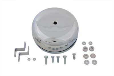 Round Air Cleaner Chrome - V-Twin Mfg.