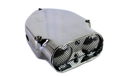 Chrome V-Charger Air Cleaner - V-Twin Mfg.
