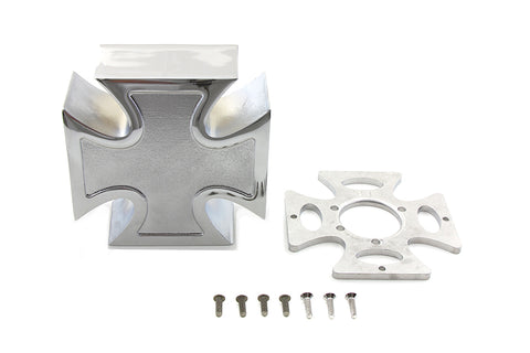 Chrome Maltese Air Cleaner Cover - V-Twin Mfg.