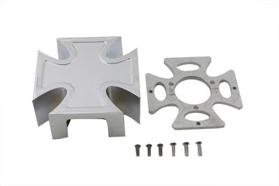 Chrome Maltese Air Cleaner Cover - V-Twin Mfg.