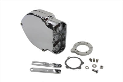 V-Charger Air Cleaner Kit Chrome - V-Twin Mfg.