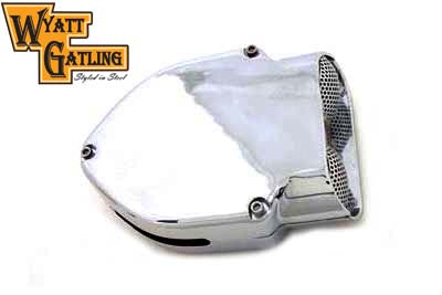 Wyatt Gatling Chrome V-Charger Air Cleaner - V-Twin Mfg.