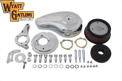 Chrome Wyatt Gatling Air Cleaner Assembly - V-Twin Mfg.