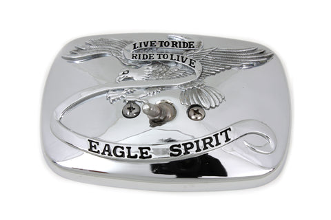 Chrome Eagle Spirit Mirror Head - V-Twin Mfg.