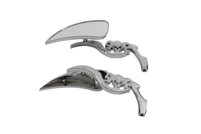 Teardrop Mirror Set - V-Twin Mfg.