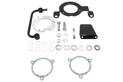 M8 EFI Air Cleaner Support Bracket Kit Black - V-Twin Mfg.
