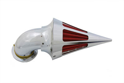 Panzer Air Cleaner Cone Spike Style with Slots - V-Twin Mfg.