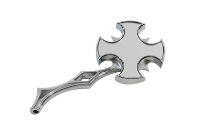 Rotar Mirror Chrome with Billet Diamond Stem - V-Twin Mfg.