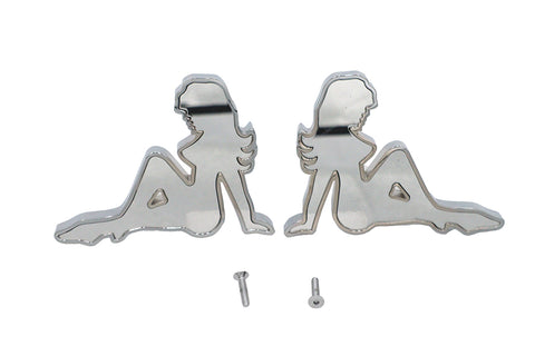 Lady Luck Mirror Body Set Billet - V-Twin Mfg.