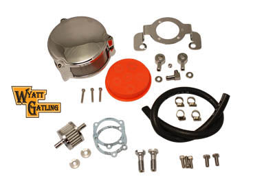 Wyatt Gatling New Era Air Cleaner Kit Chrome - V-Twin Mfg.