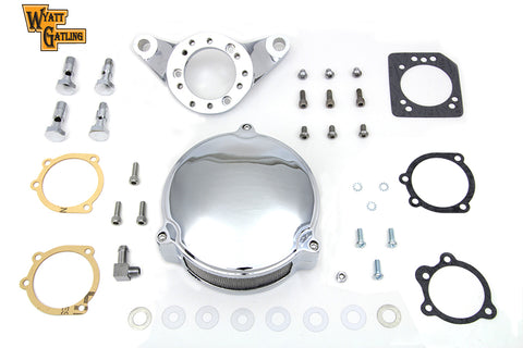 Chrome Wyatt Gatling Air Cleaner Assembly - V-Twin Mfg.