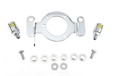 Carburetor Support Bracket Chrome - V-Twin Mfg.