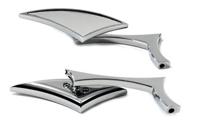 Odin Diamond Style Mirror Set - V-Twin Mfg.