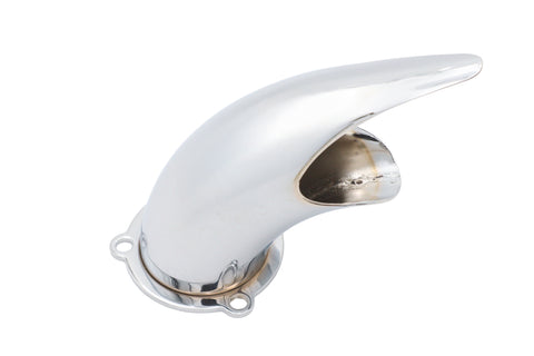 Wyatt Gatling Scoop Air Cleaner Chrome - V-Twin Mfg.