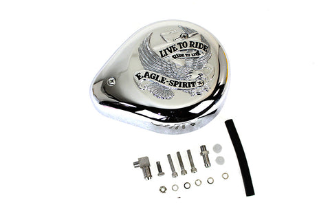 Live to Ride Teardrop Air Cleaner - V-Twin Mfg.