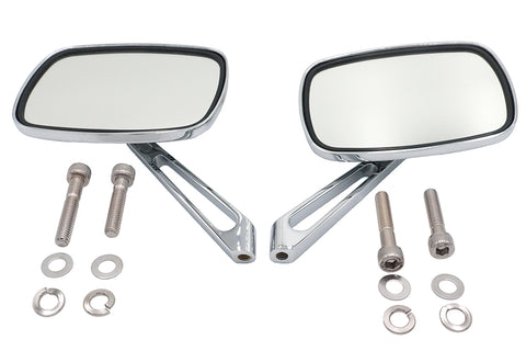 Chrome Eagle Spirit Mirror Set - V-Twin Mfg.