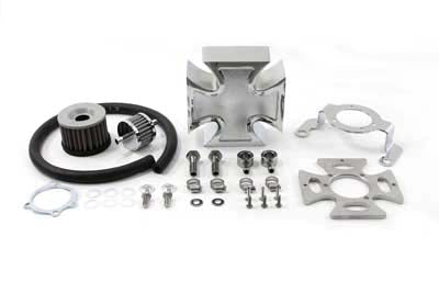Maltese Chrome Air Cleaner Cover Kit - V-Twin Mfg.