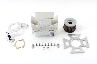 Maltese Chrome Air Cleaner Cover Kit - V-Twin Mfg.