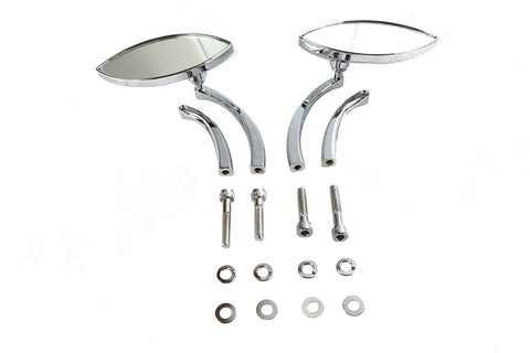 Eagle Eye Mirror Set Billet Chrome - V-Twin Mfg.