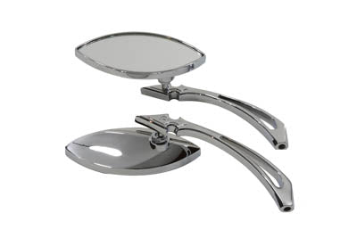 Eagle Eye Mirror Set Billet Chrome - V-Twin Mfg.