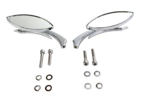 Eagle Eye Mirror Set Billet Chrome - V-Twin Mfg.