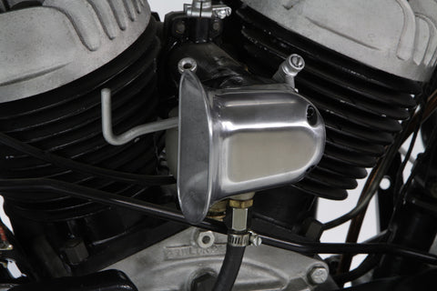 Linkert Carburetor Air Scoop Polished - V-Twin Mfg.