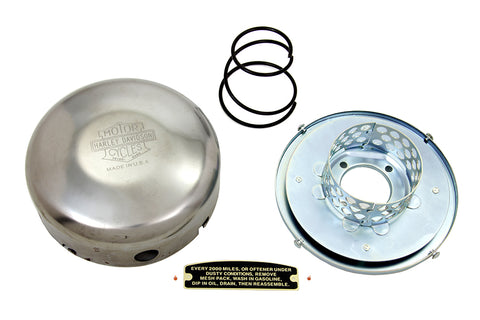6 inch Rusty J-Slot Air Cleaner - V-Twin Mfg.