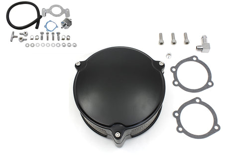 New Era Air Cleaner Kit Black - V-Twin Mfg.