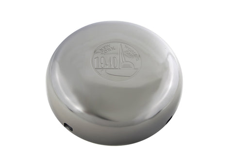 7 inch World's Fair Logo Chrome Air Cleaner Cover - V-Twin Mfg.