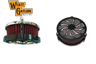 Wyatt Gatling EFI Air Cleaner Assembly Black - V-Twin Mfg.