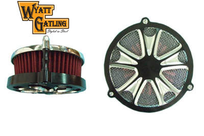 Wyatt Gatling EFI Air Cleaner Assembly Black - V-Twin Mfg.