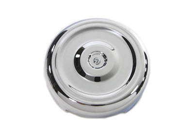 Chrome Round Bobbed Style 8 inch Air Cleaner Cover - V-Twin Mfg.