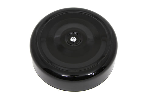 Black Round Bobbed Style 7 inch Air Cleaner Cover - V-Twin Mfg.