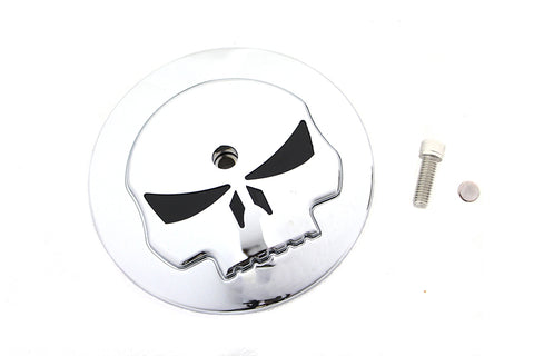 Wyatt Gatling Skull Air Cleaner Cover Insert - V-Twin Mfg.